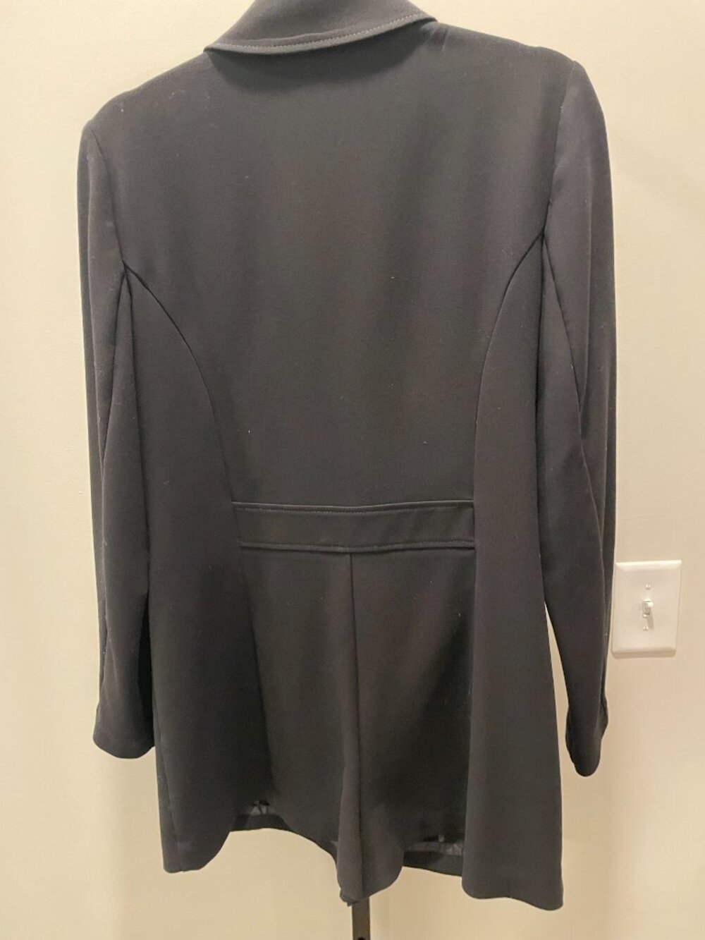 By Anthropologie Blazer Romper - Black - US Size 10 - Picture 6 of 10